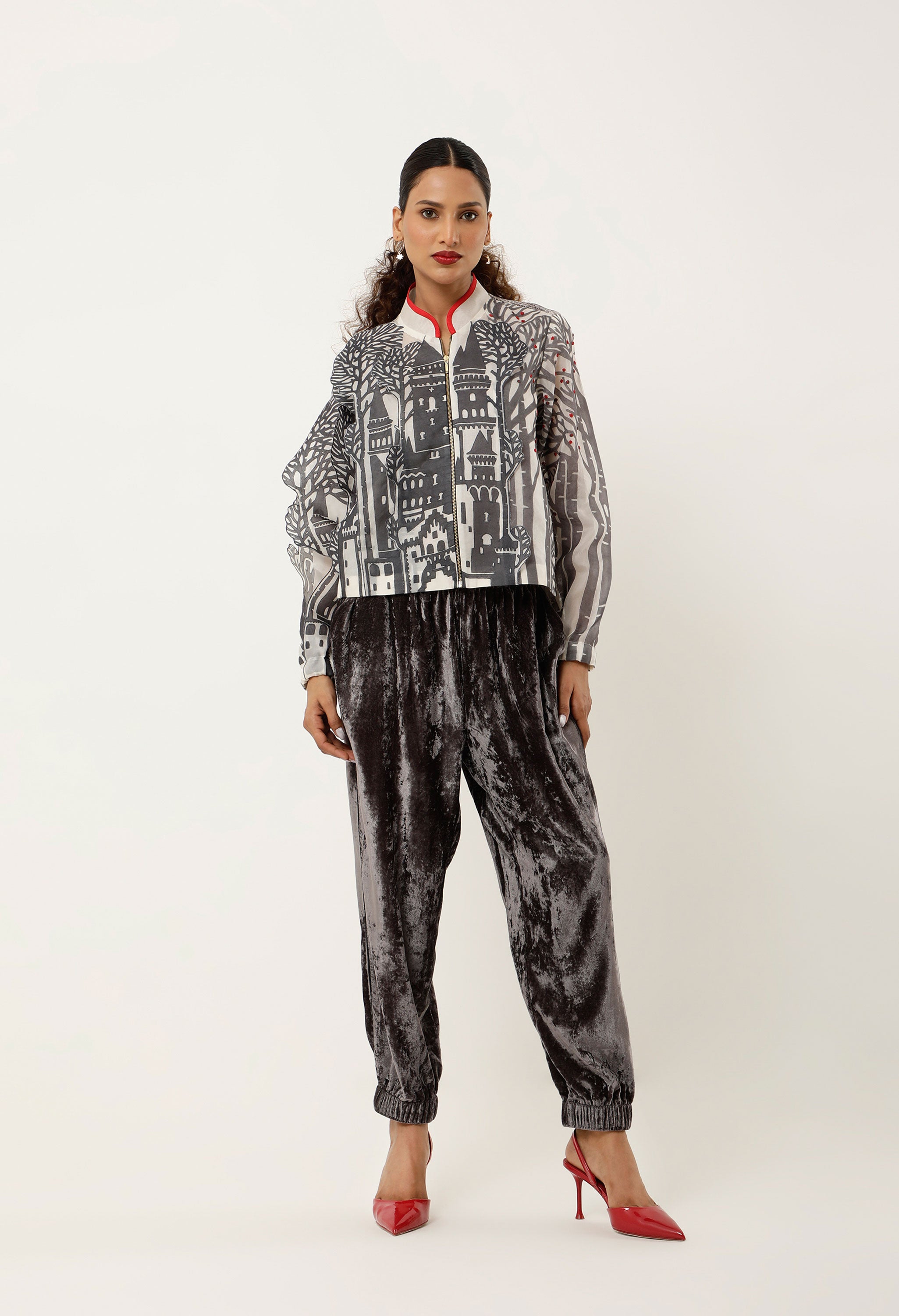 CASTLE ORGANZA BOMBER JACKET
