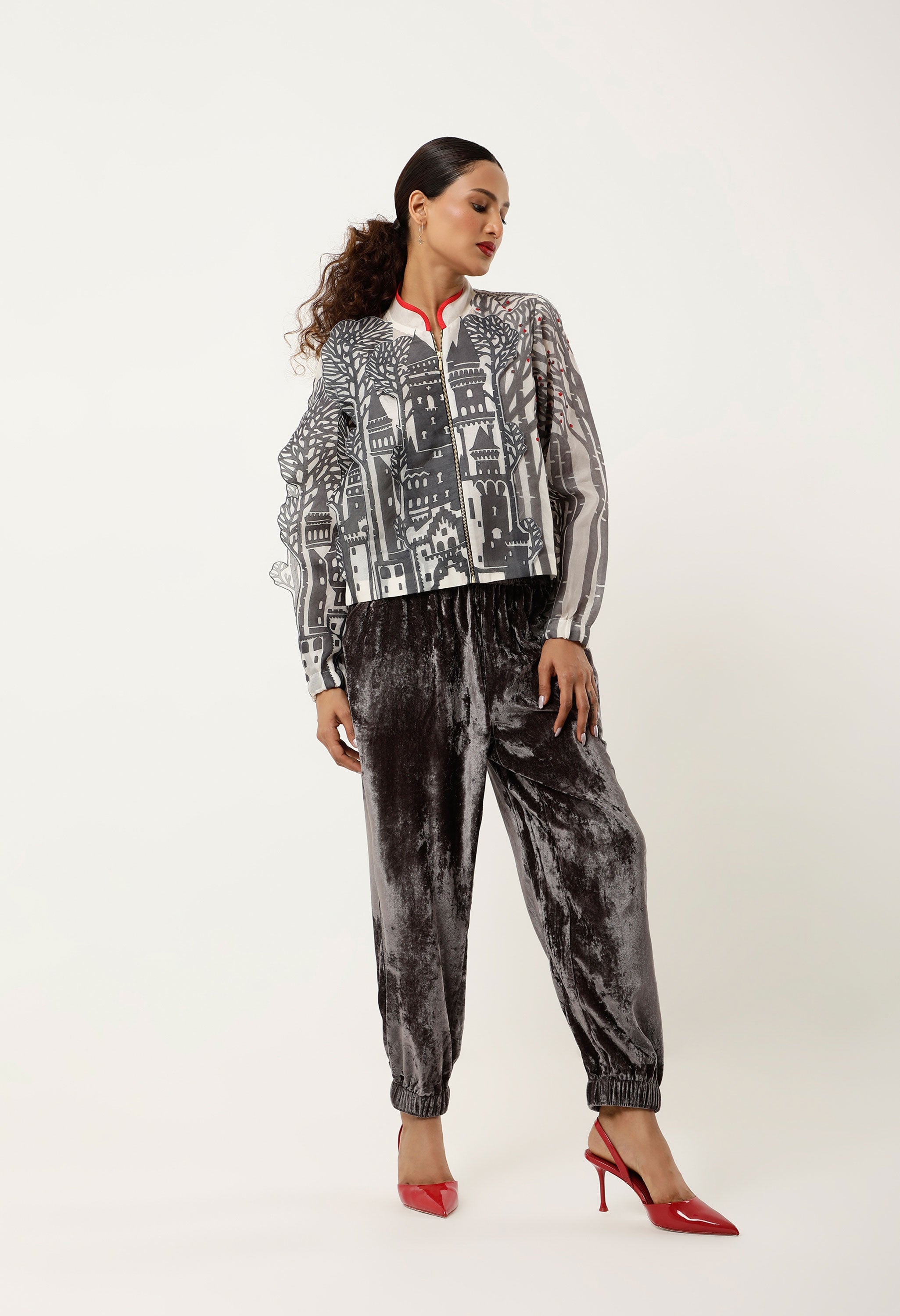 CASTLE ORGANZA BOMBER JACKET