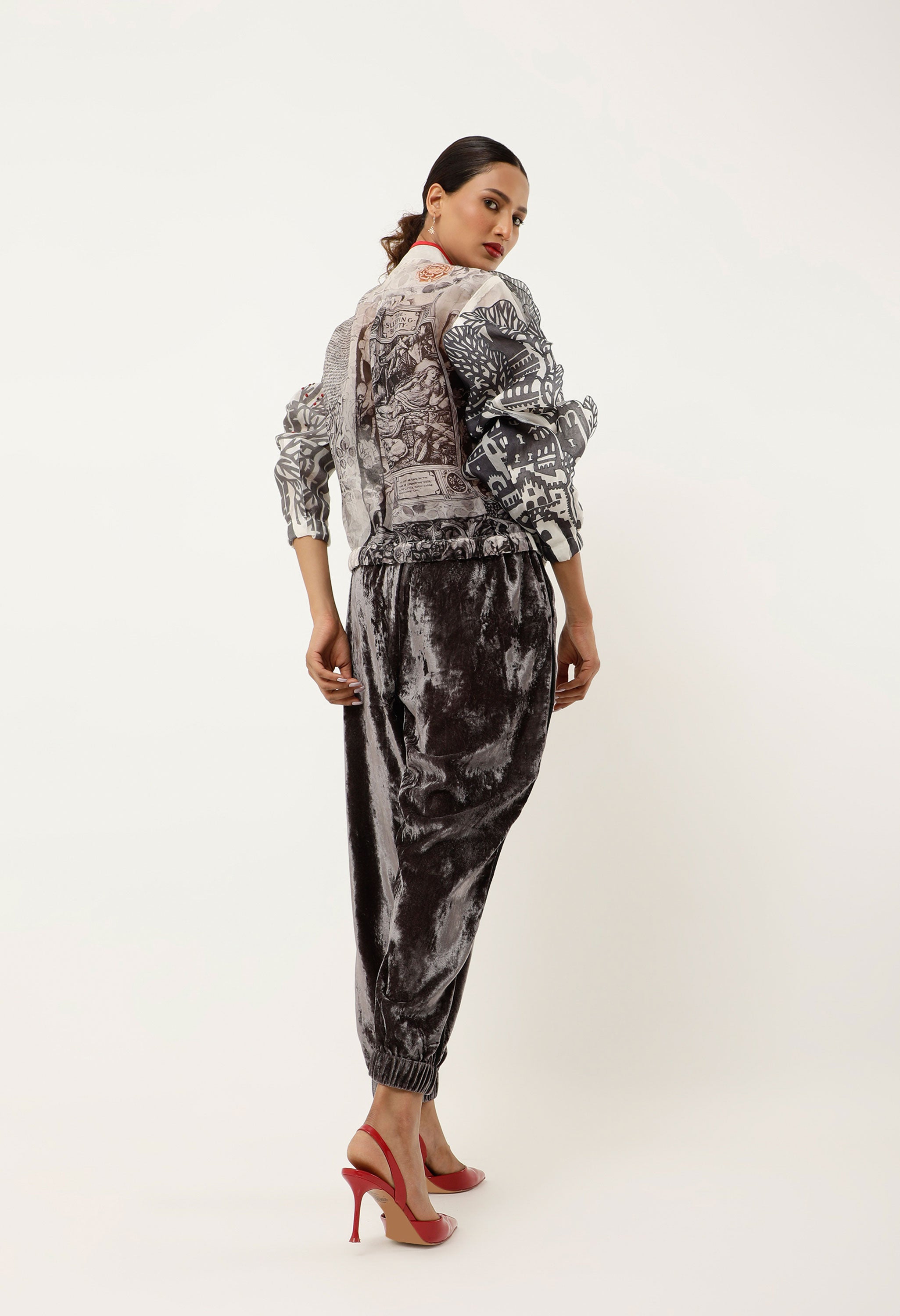 CASTLE ORGANZA BOMBER JACKET