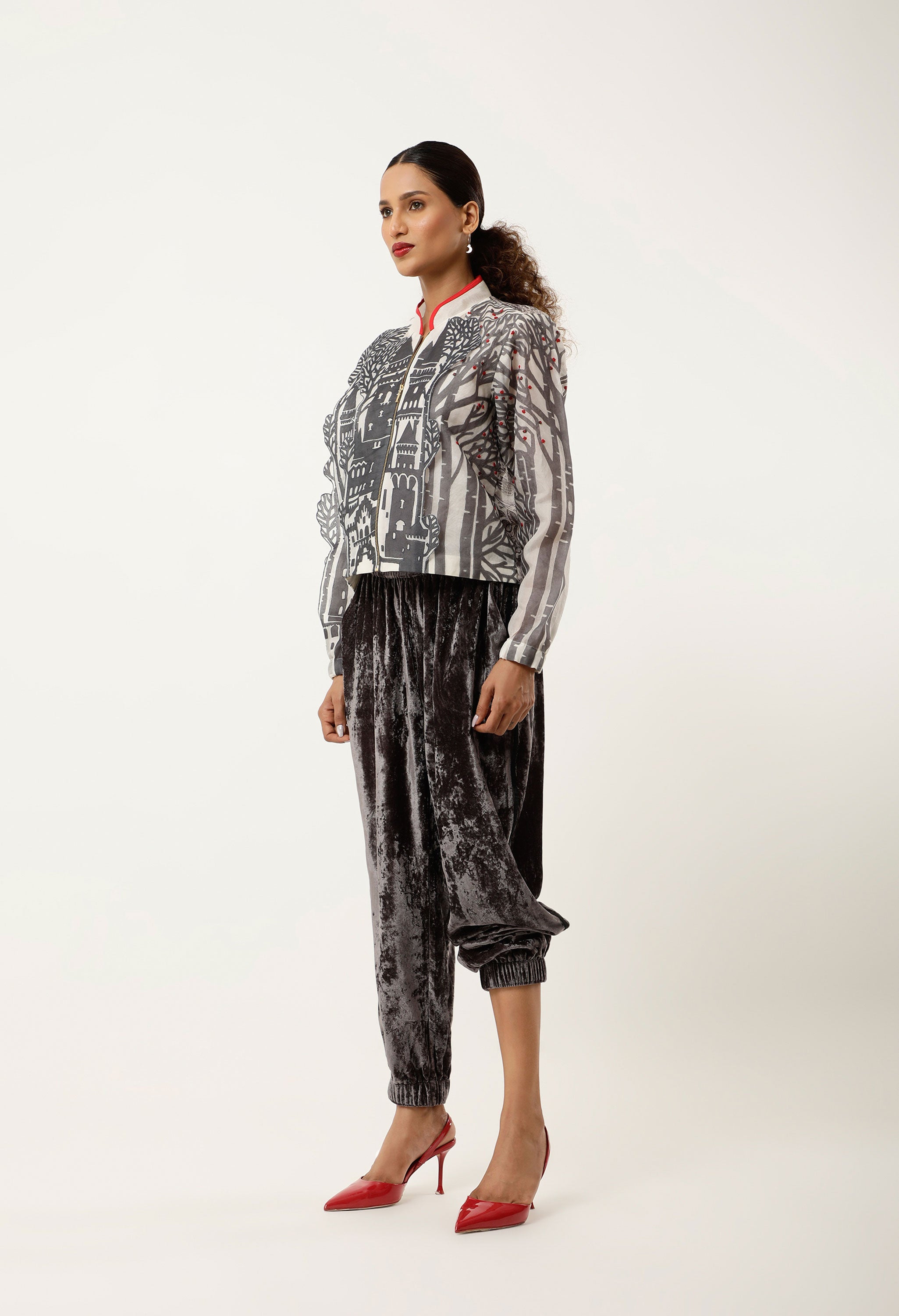 CASTLE ORGANZA BOMBER JACKET