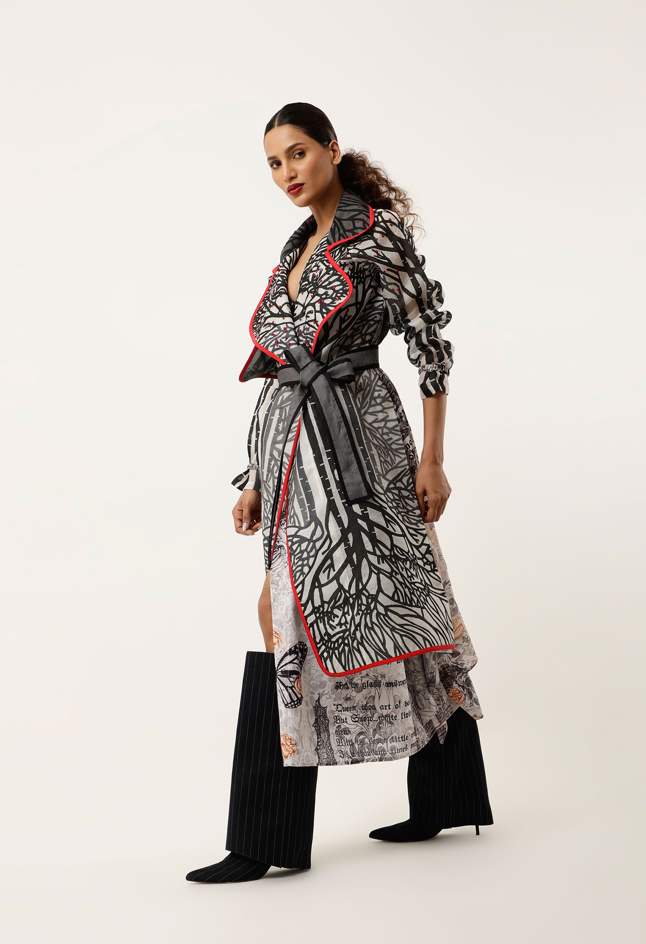 BLACK FOREST ORGANZA TRENCH