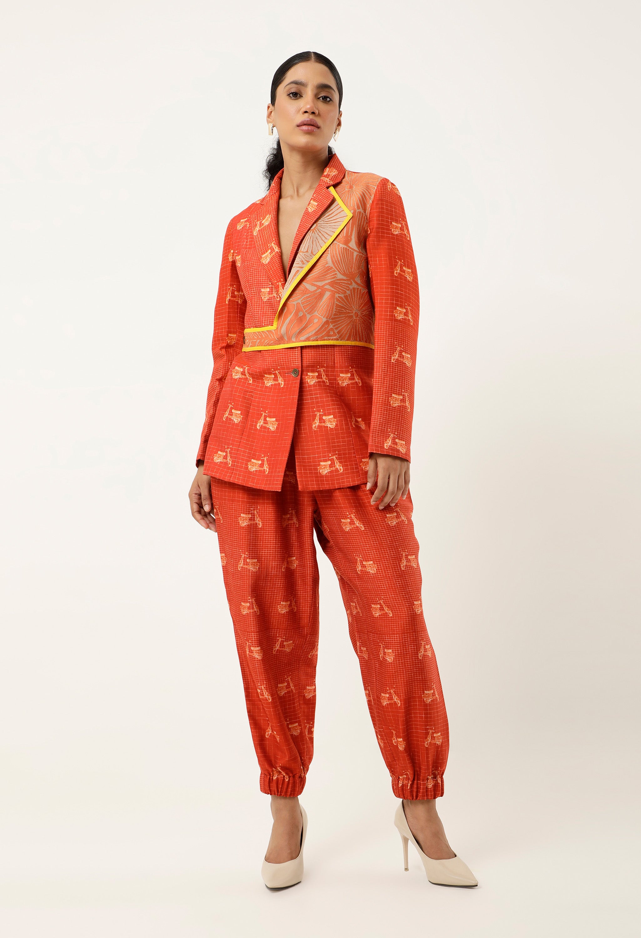 SCOOTER PRINTED JACKET WITH JOGGERS