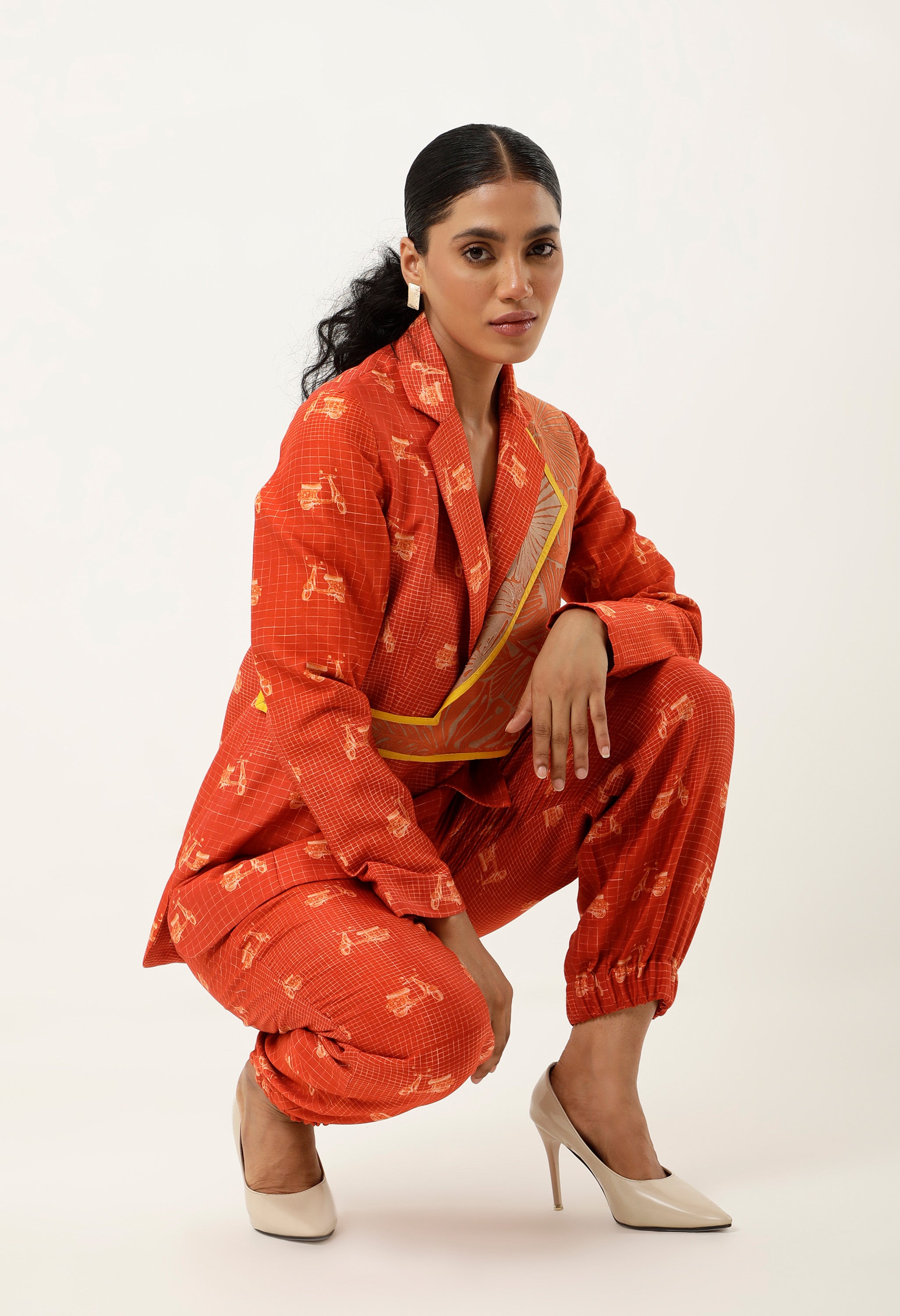 SCOOTER PRINTED JACKET WITH JOGGERS