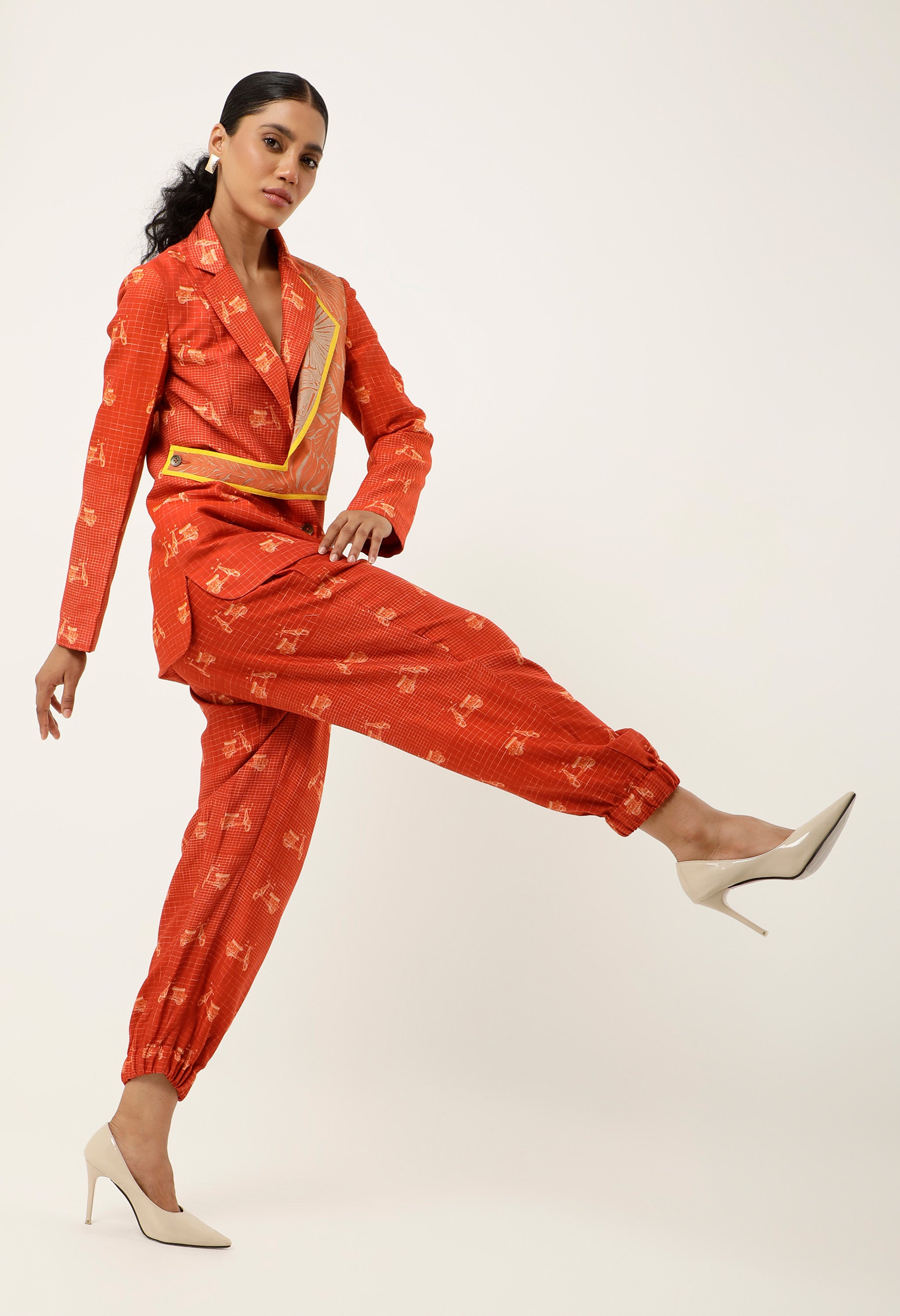 SCOOTER PRINTED JACKET WITH JOGGERS