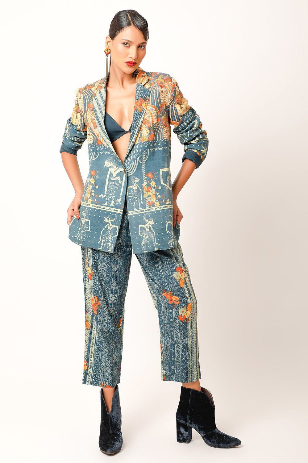 RAMAYANA PRINTED PANT SUIT