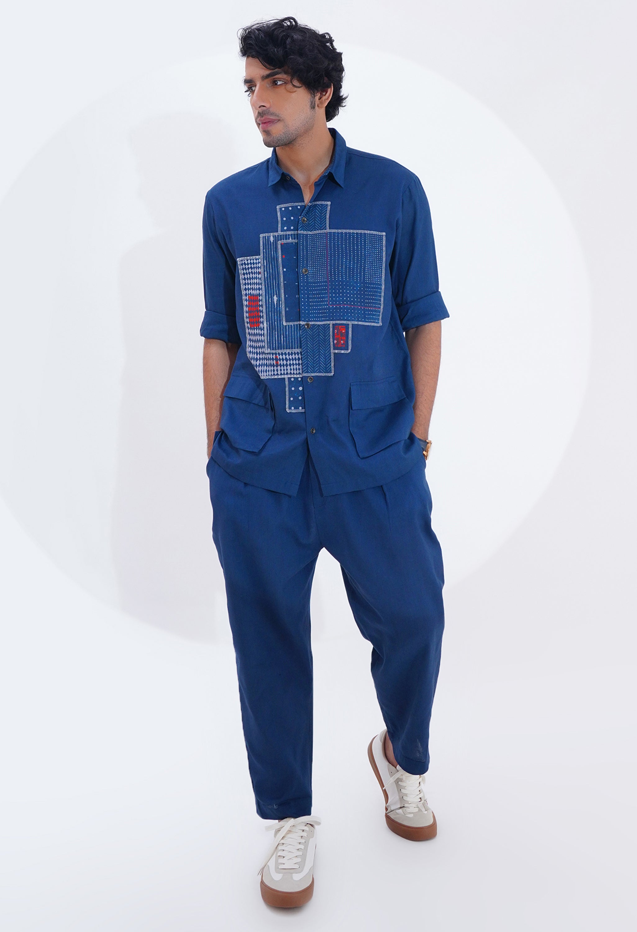 POJAGI PATCH WORK SHIRT WITH PANTS
