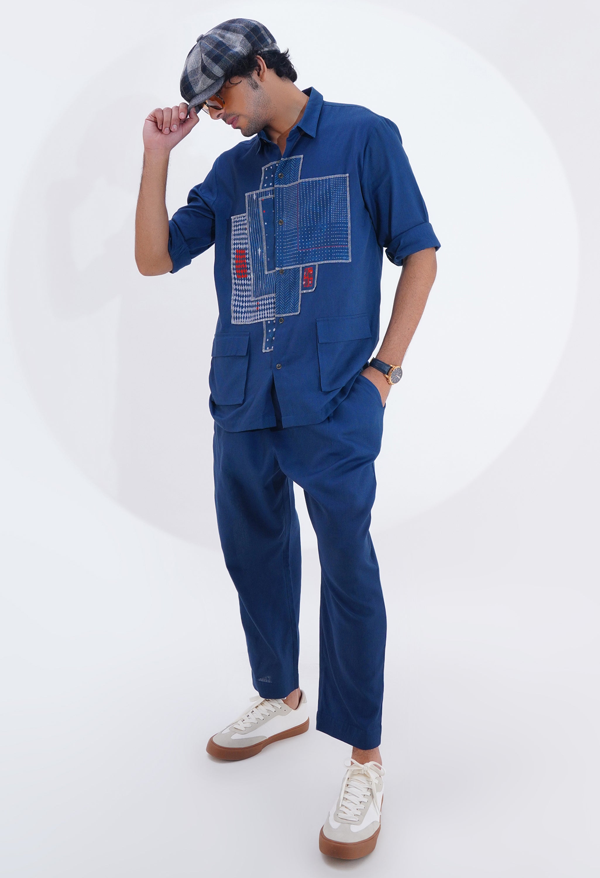 POJAGI PATCH WORK SHIRT WITH PANTS