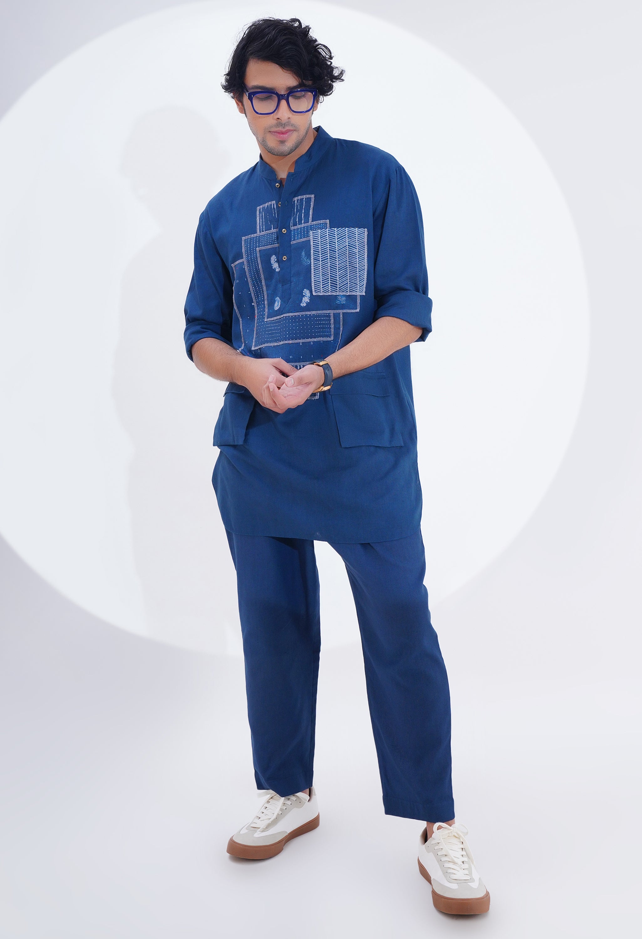 POJAGI PATCH WORK KURTA WITH PANTS