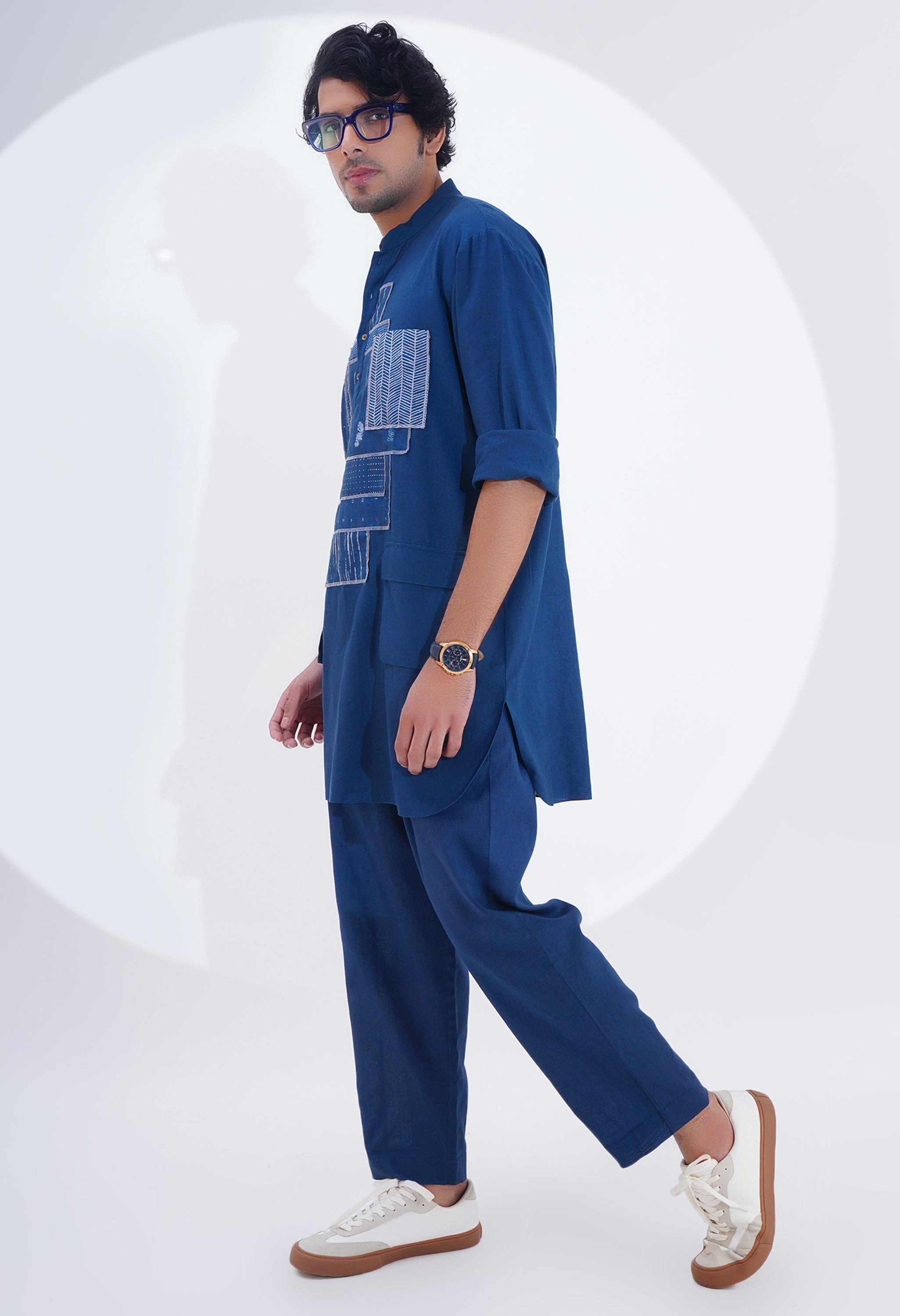 POJAGI PATCH WORK KURTA WITH PANTS