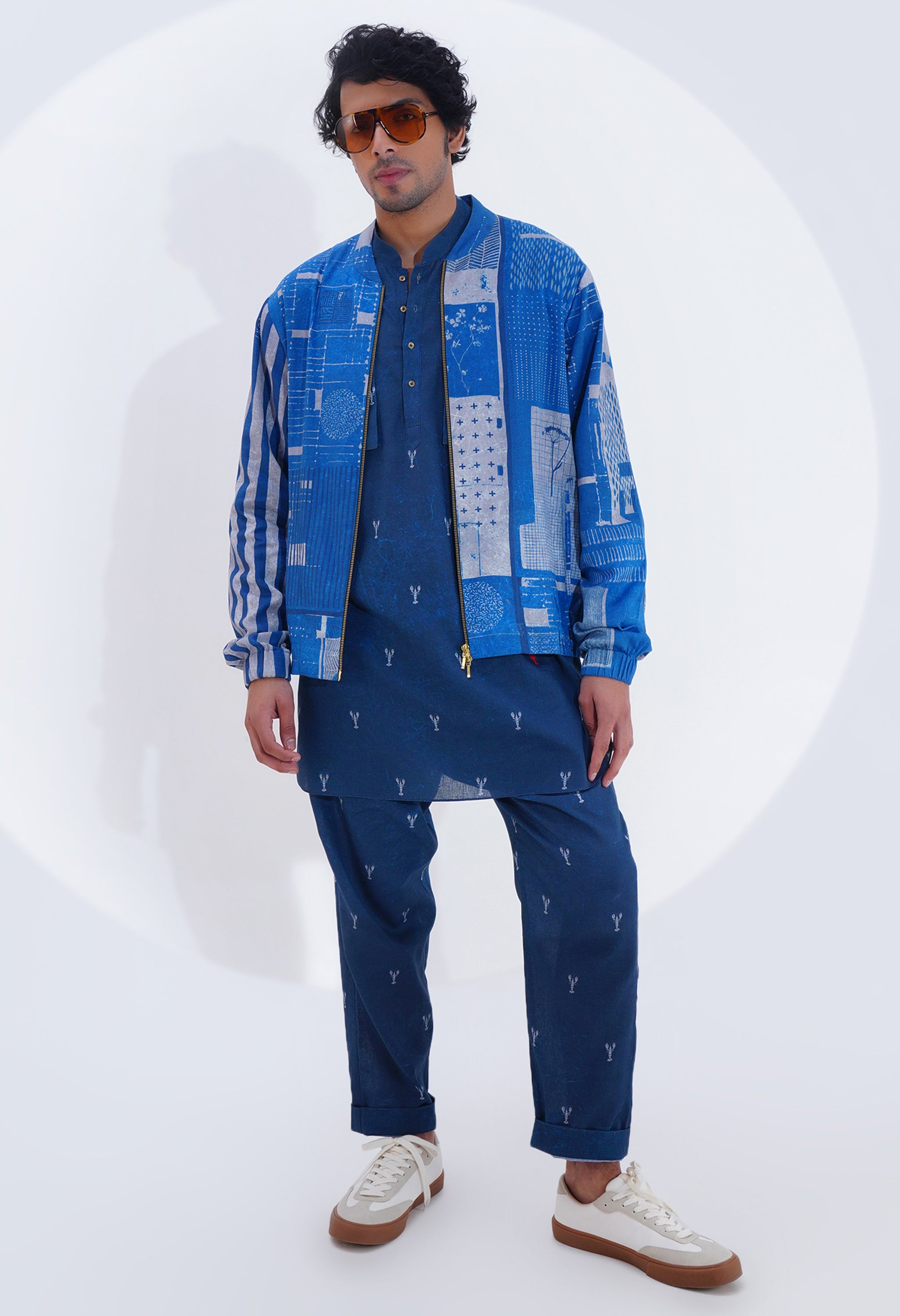 PRINTED BOMBER JACKET