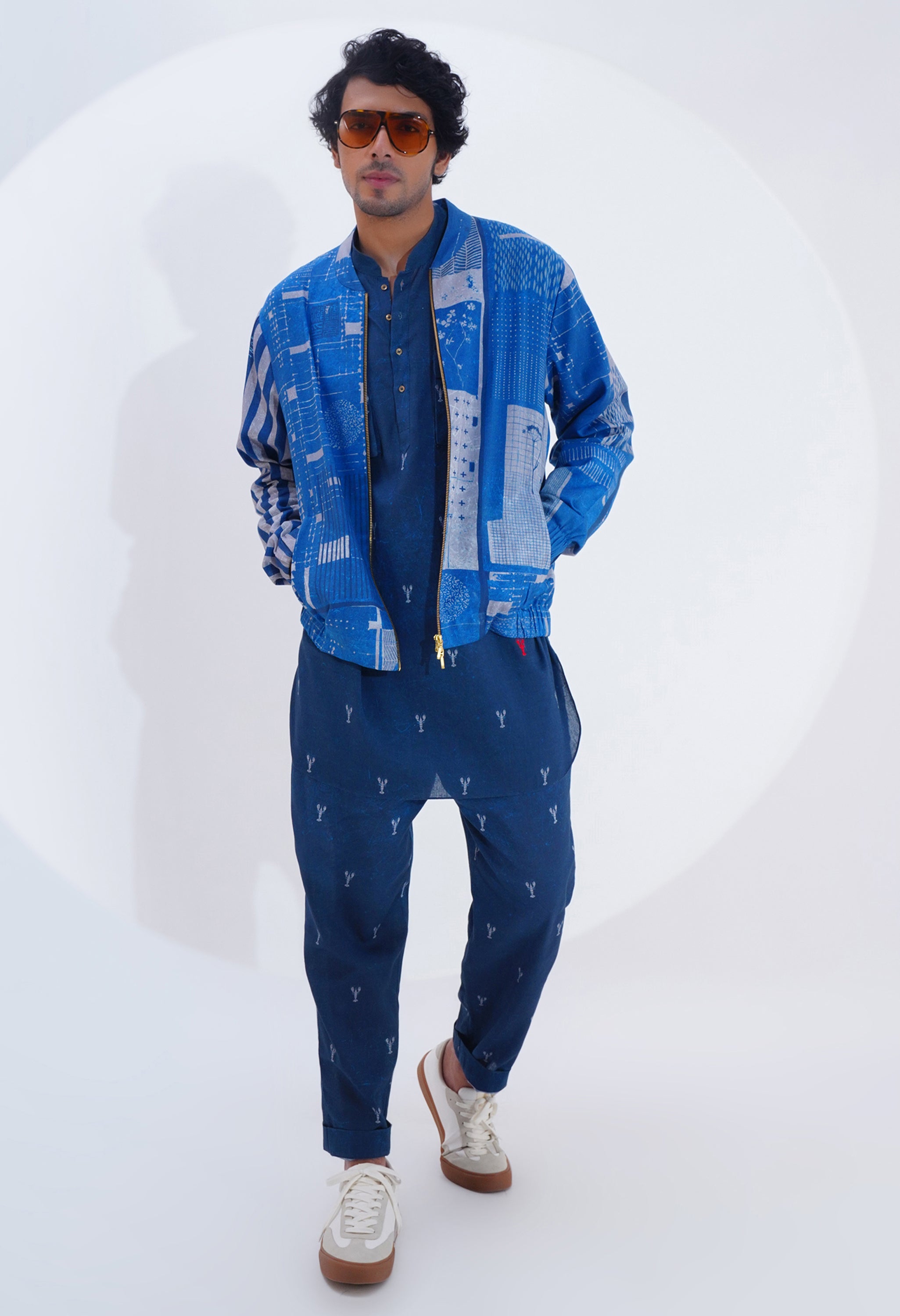 PRINTED BOMBER JACKET