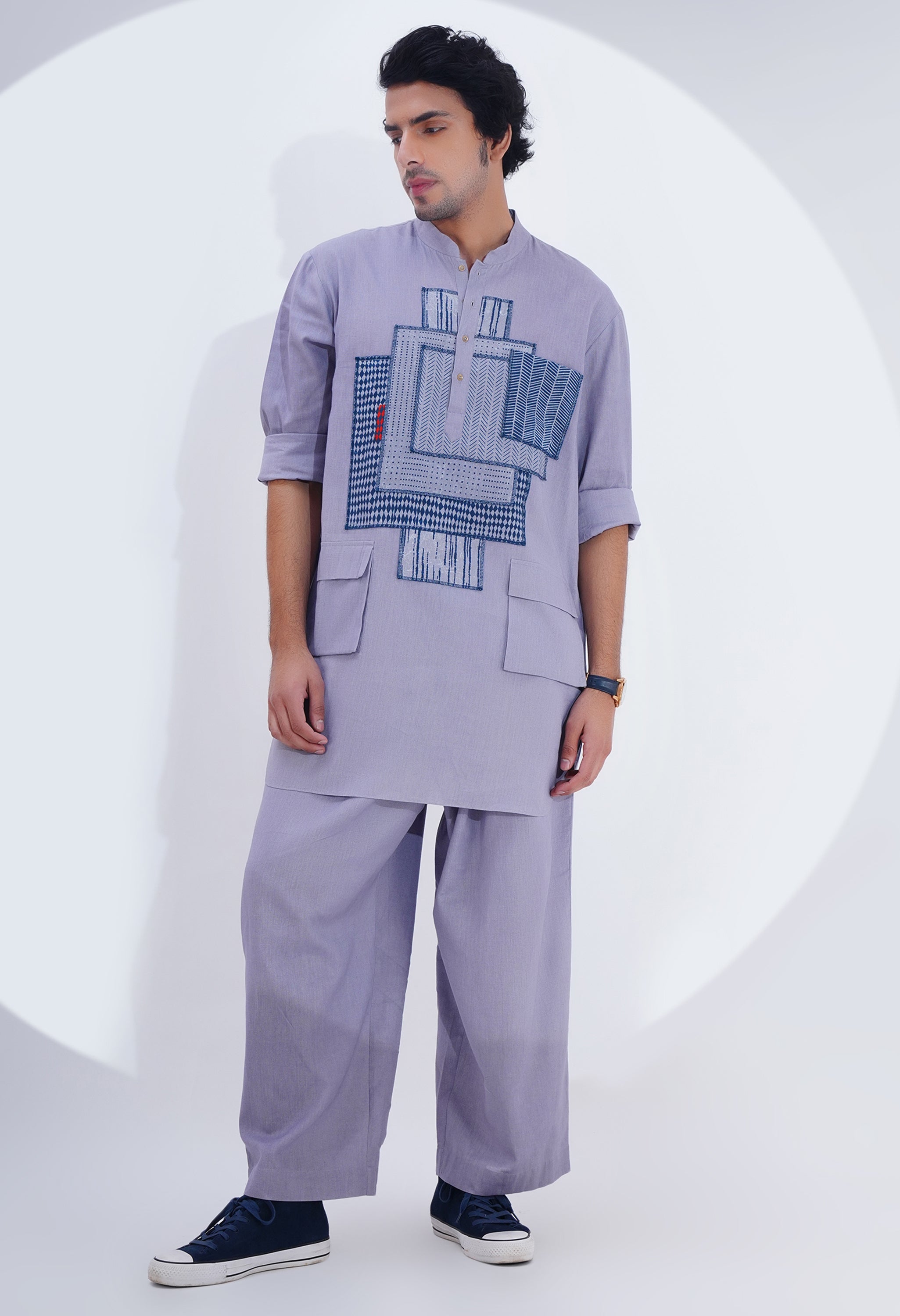 POJAGI PATCH WORK KURTA WITH PANTS