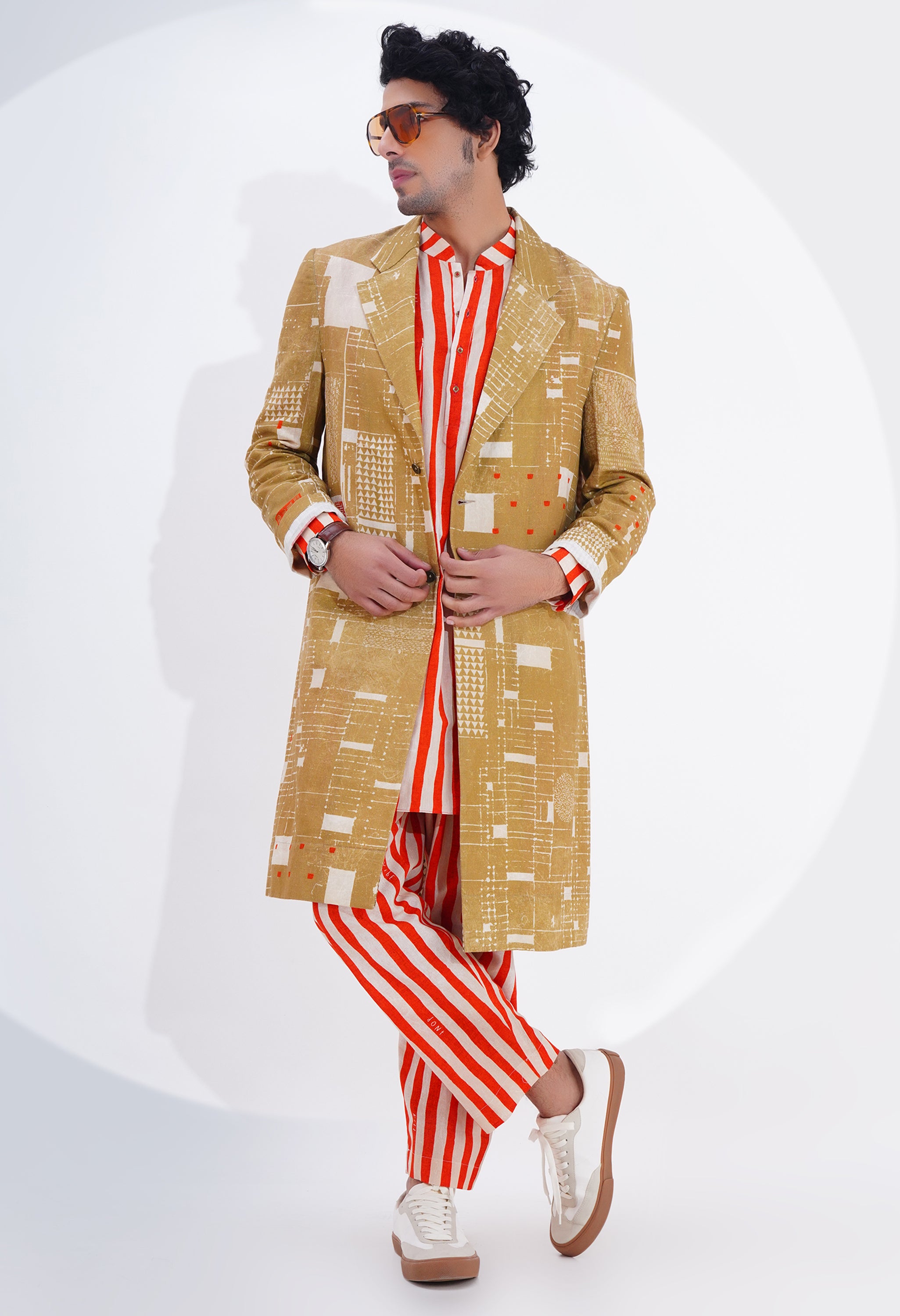 TEXTURED LONG JACKET