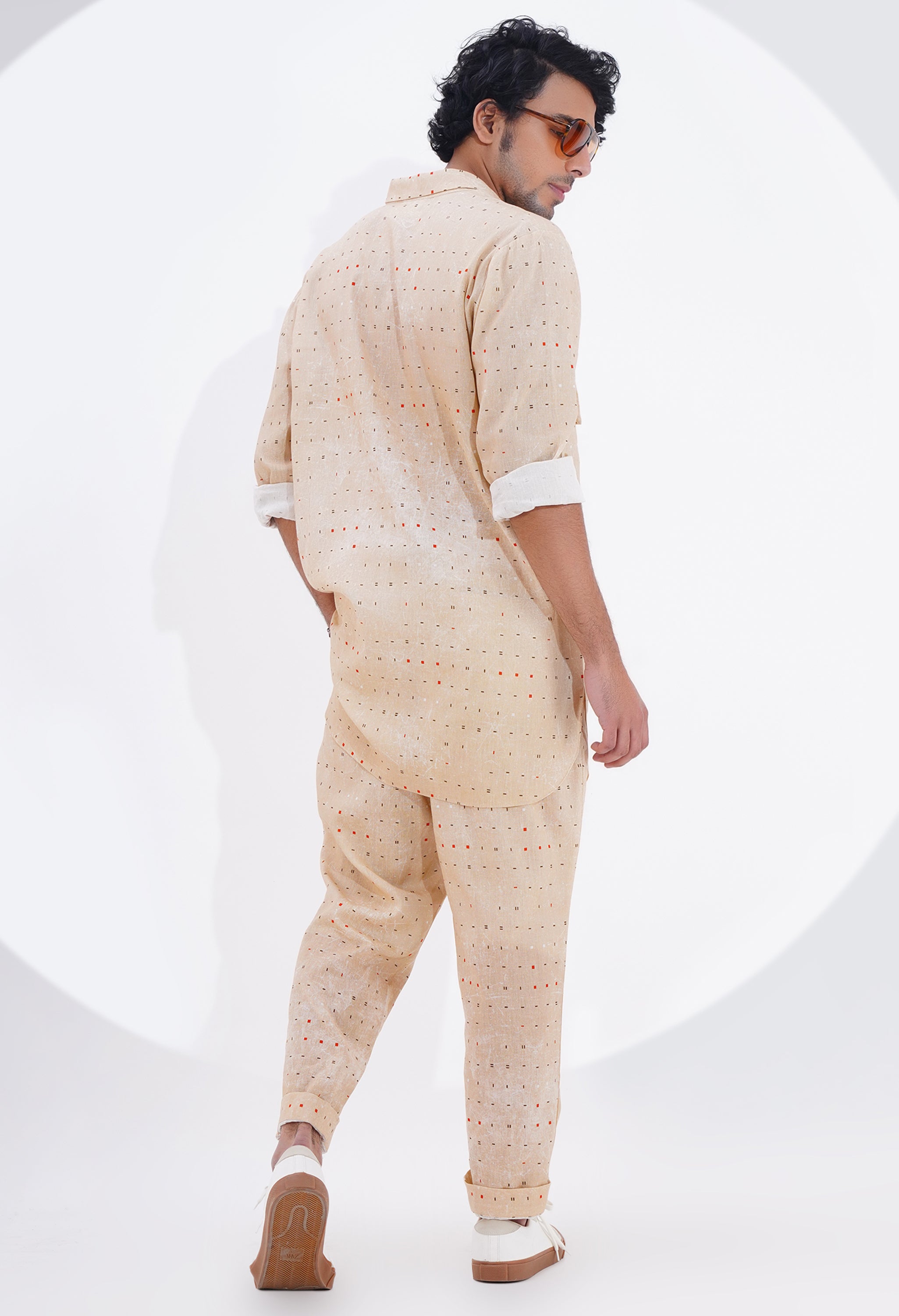 PRINTED KURTA SET WITH POCKET DETAILING