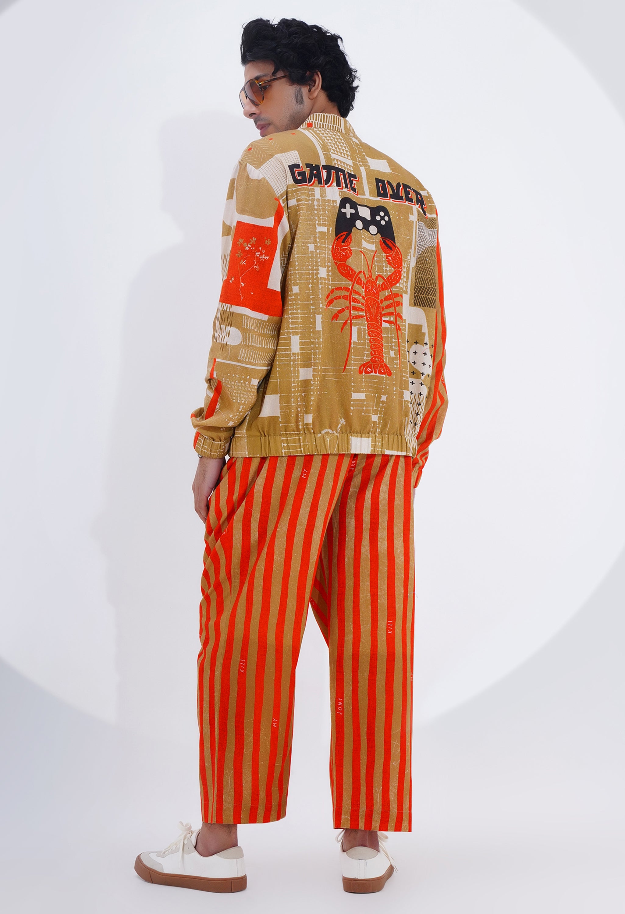 PRINTED BOMBER JACKET