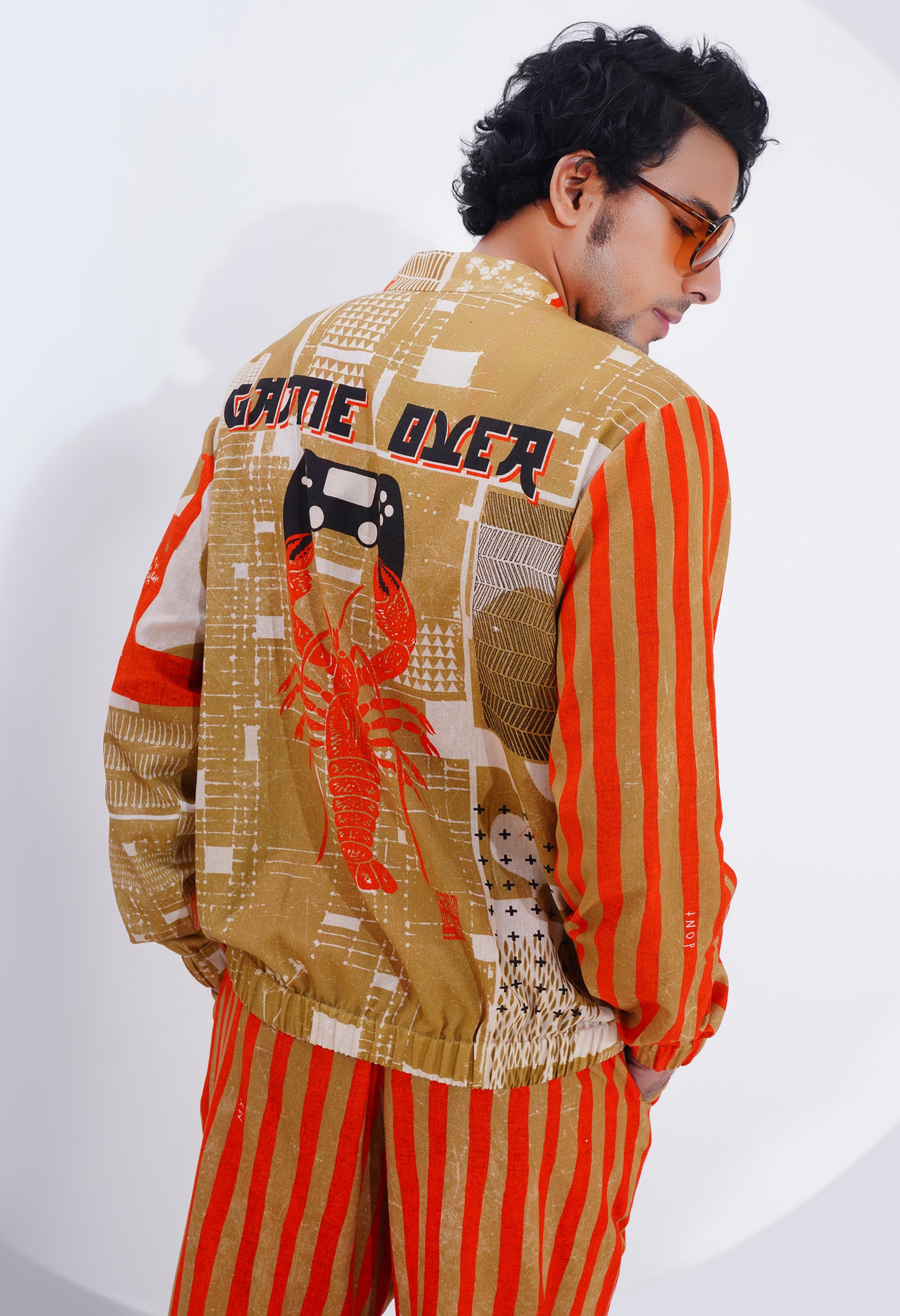 PRINTED BOMBER JACKET