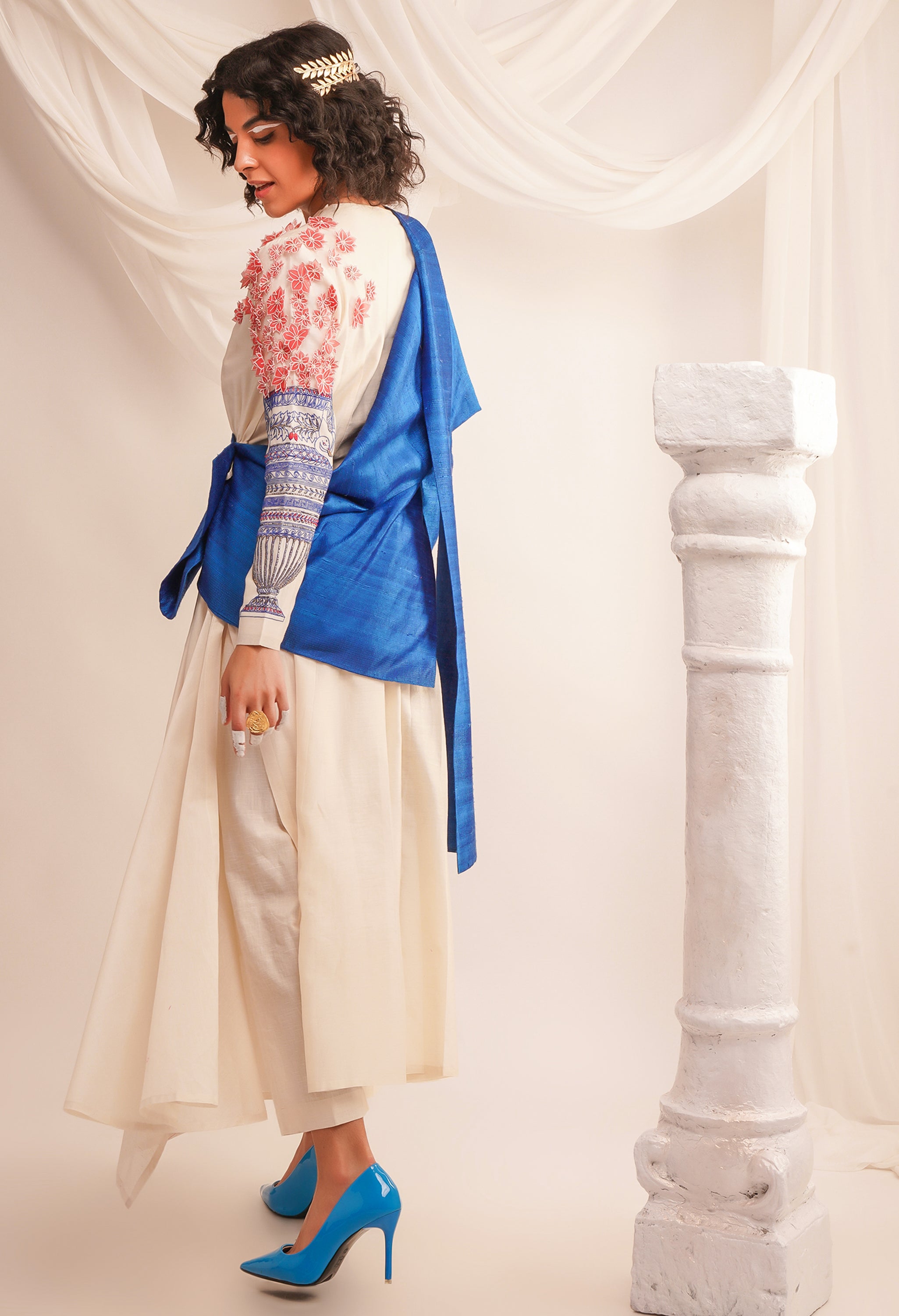 DECONSTRUCTED ANGRAKHA WITH PANTS