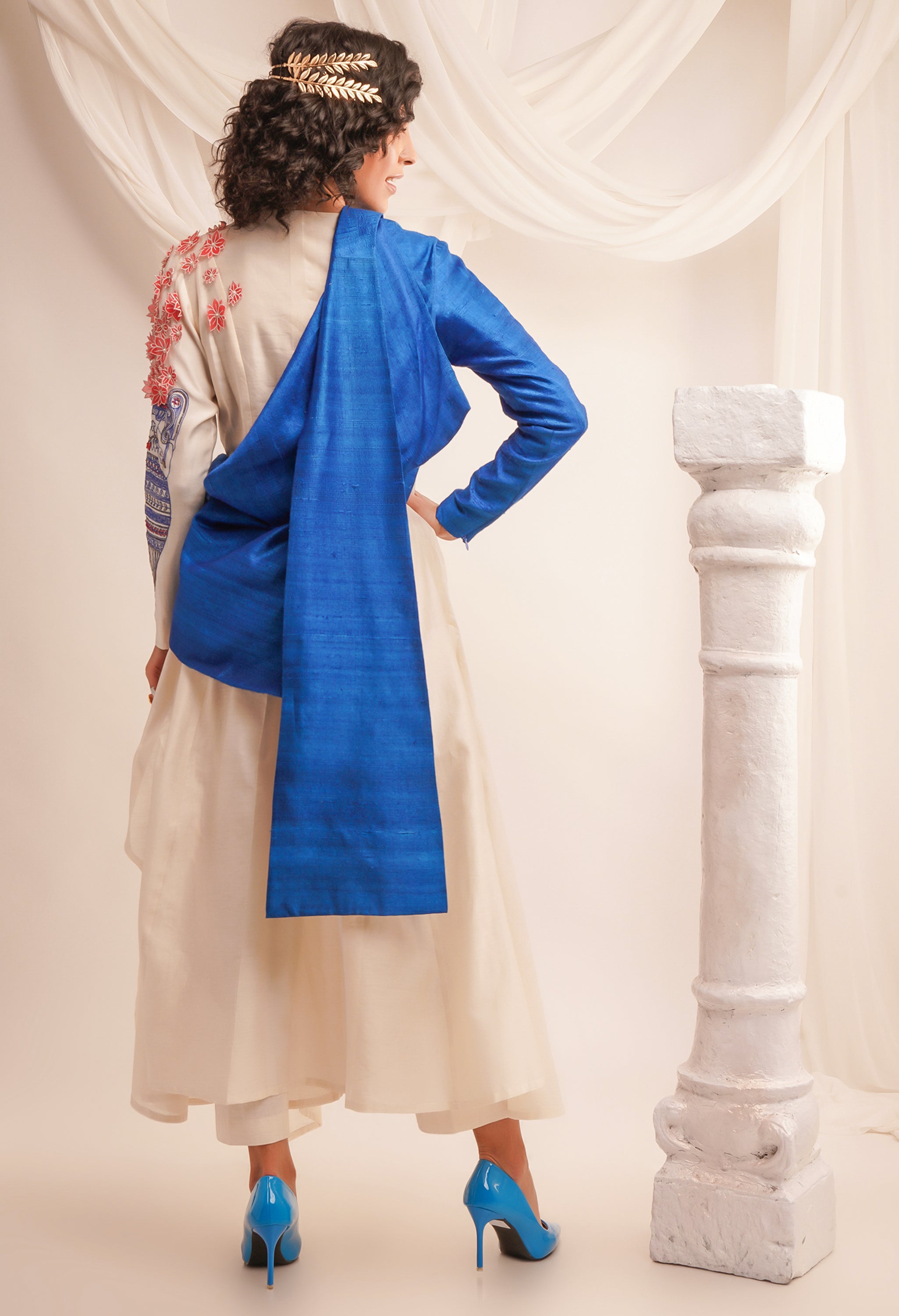 DECONSTRUCTED ANGRAKHA WITH PANTS