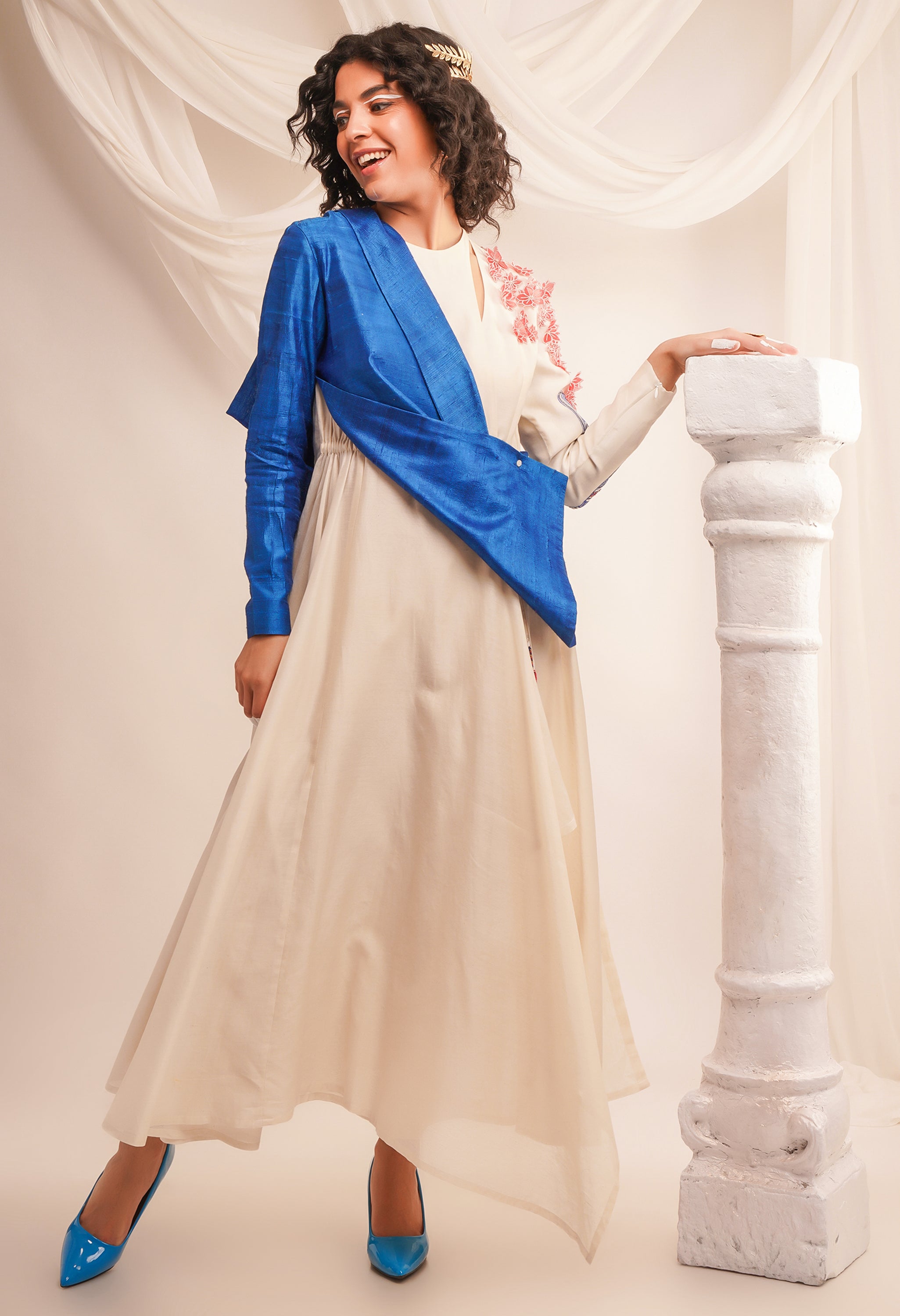 DECONSTRUCTED ANGRAKHA WITH PANTS