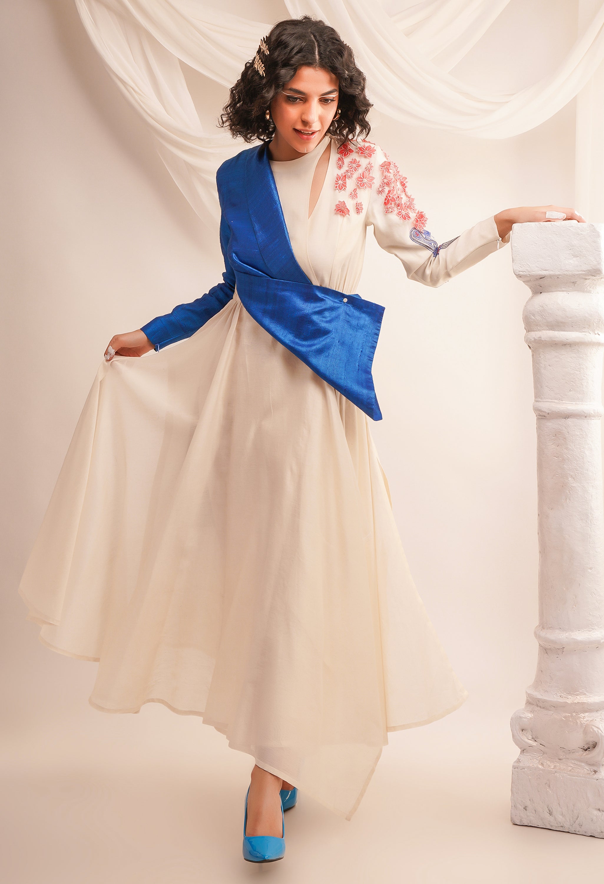 DECONSTRUCTED ANGRAKHA WITH PANTS