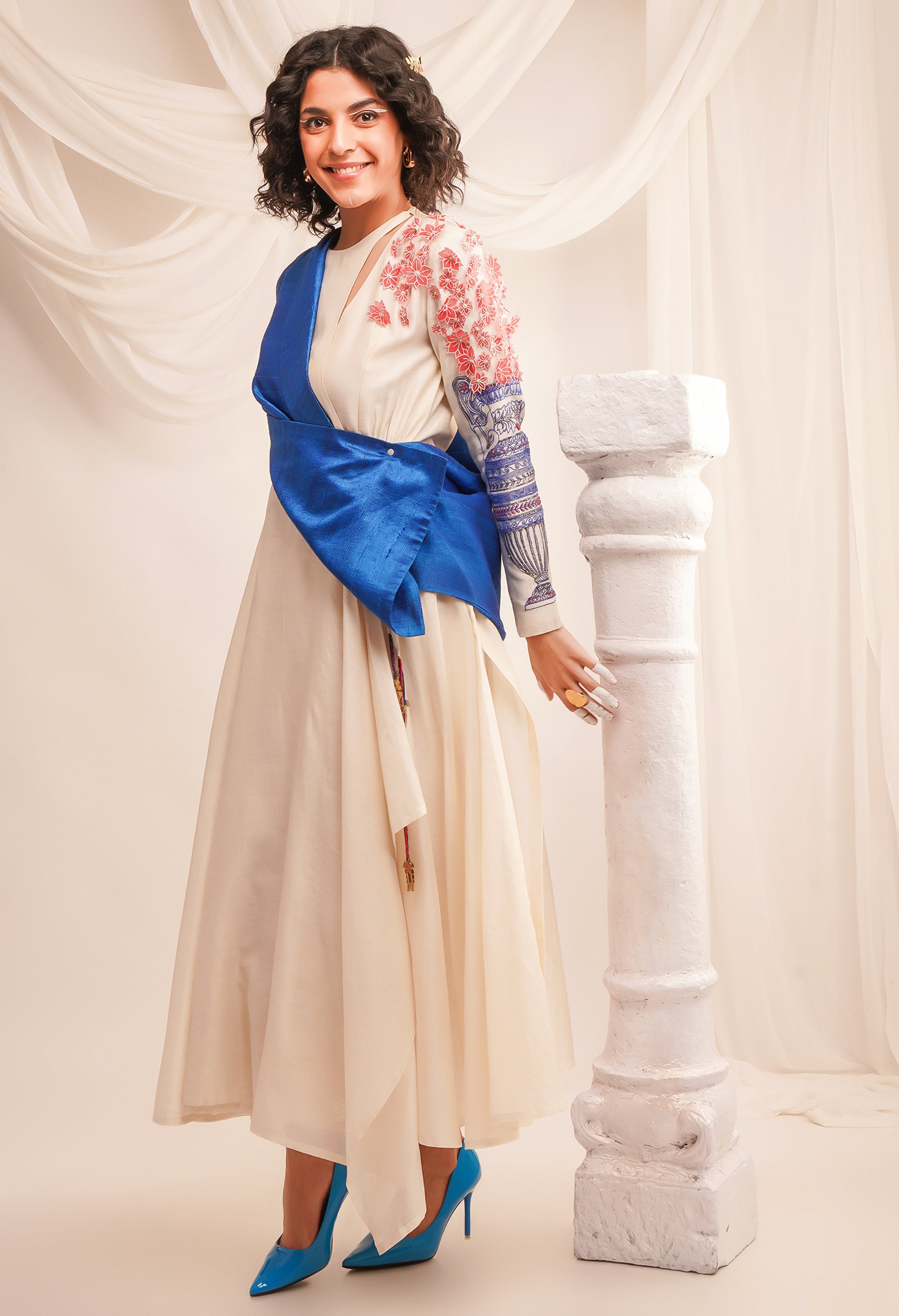 DECONSTRUCTED ANGRAKHA WITH PANTS