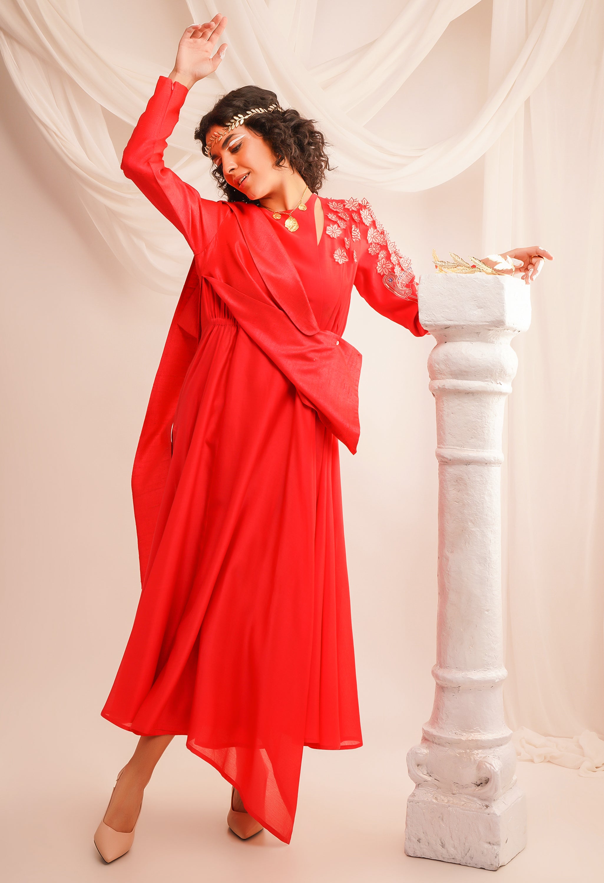 DECONSTRUCTED ANGRAKHA WITH PANTS