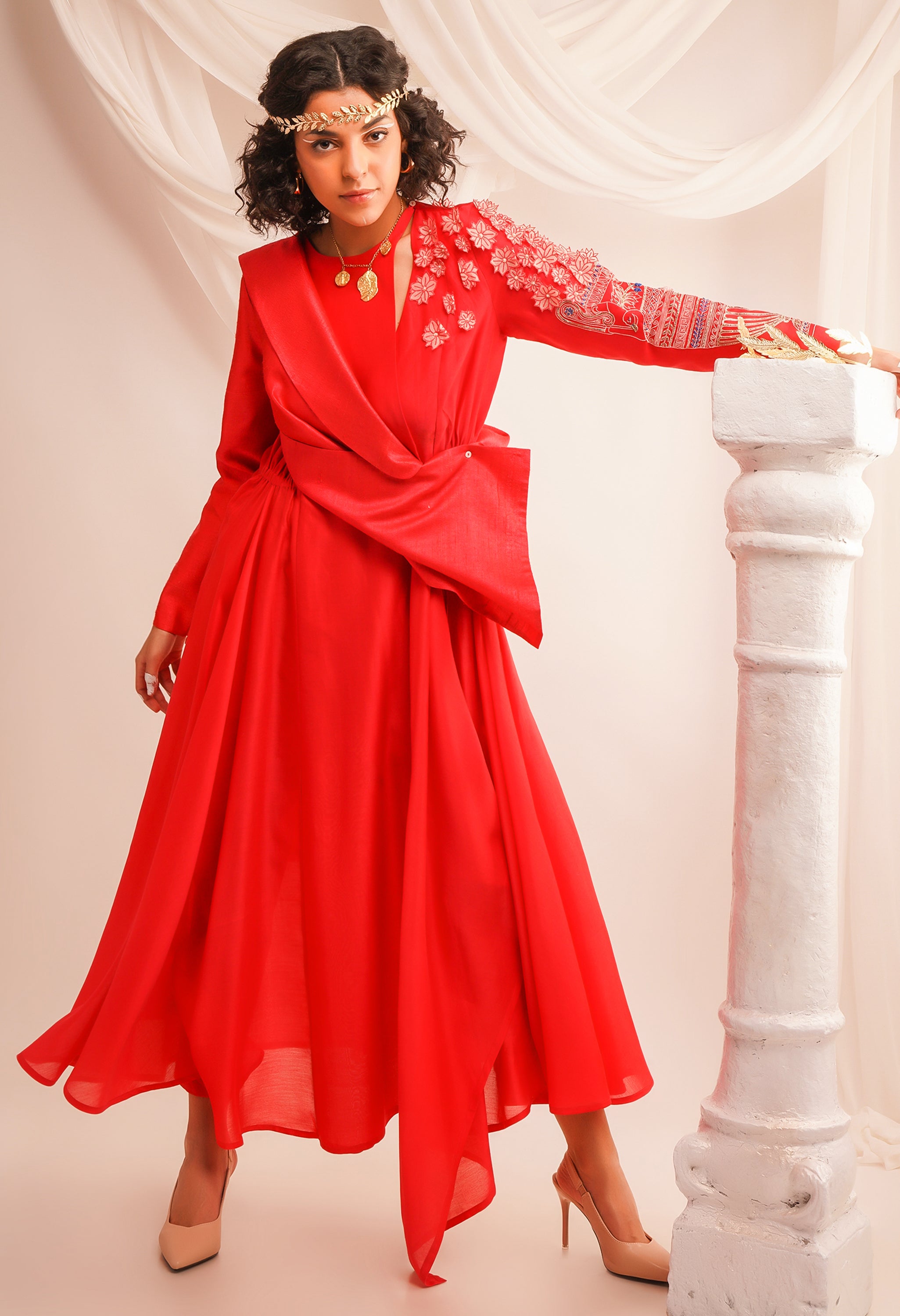 DECONSTRUCTED ANGRAKHA WITH PANTS