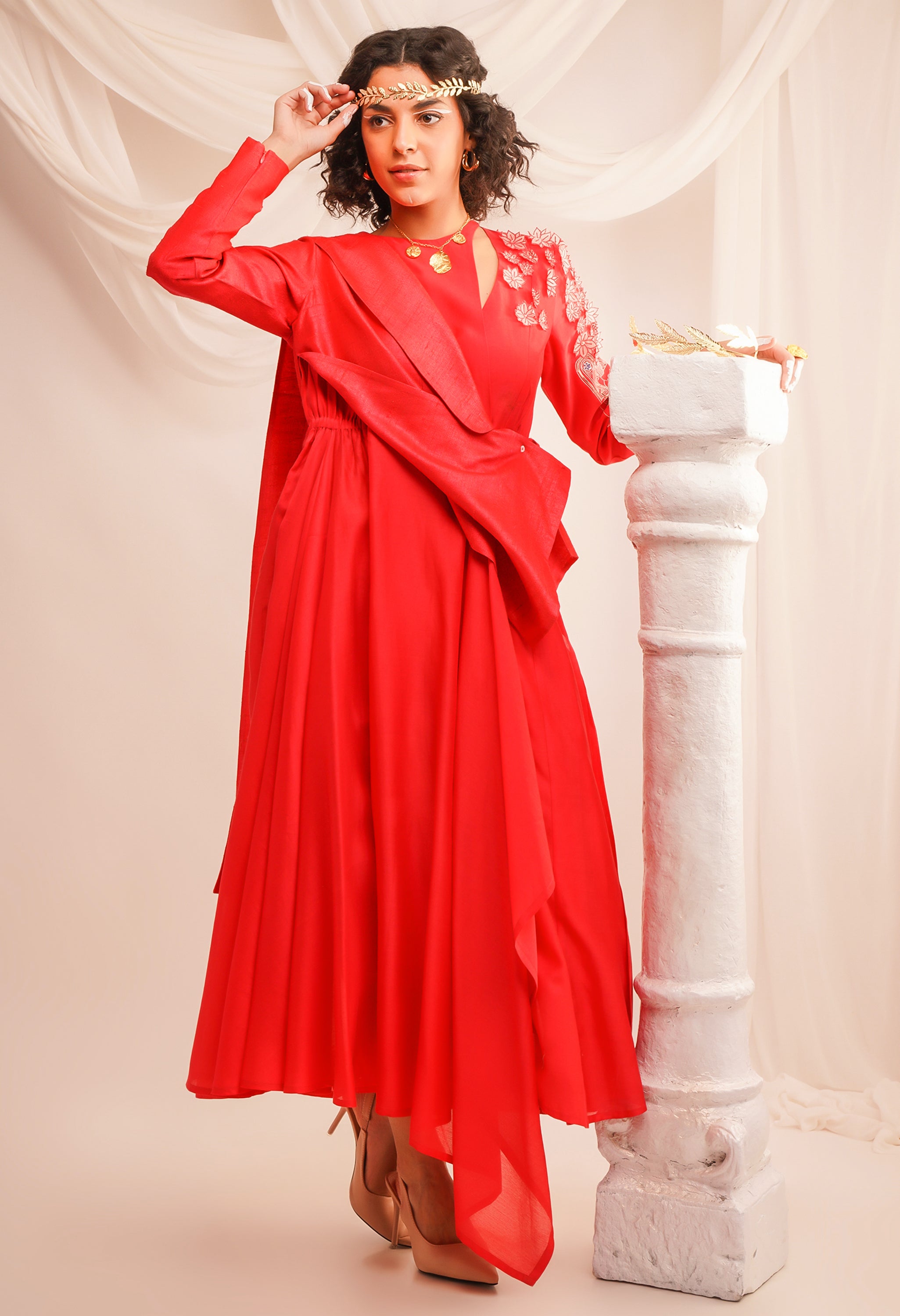 DECONSTRUCTED ANGRAKHA WITH PANTS