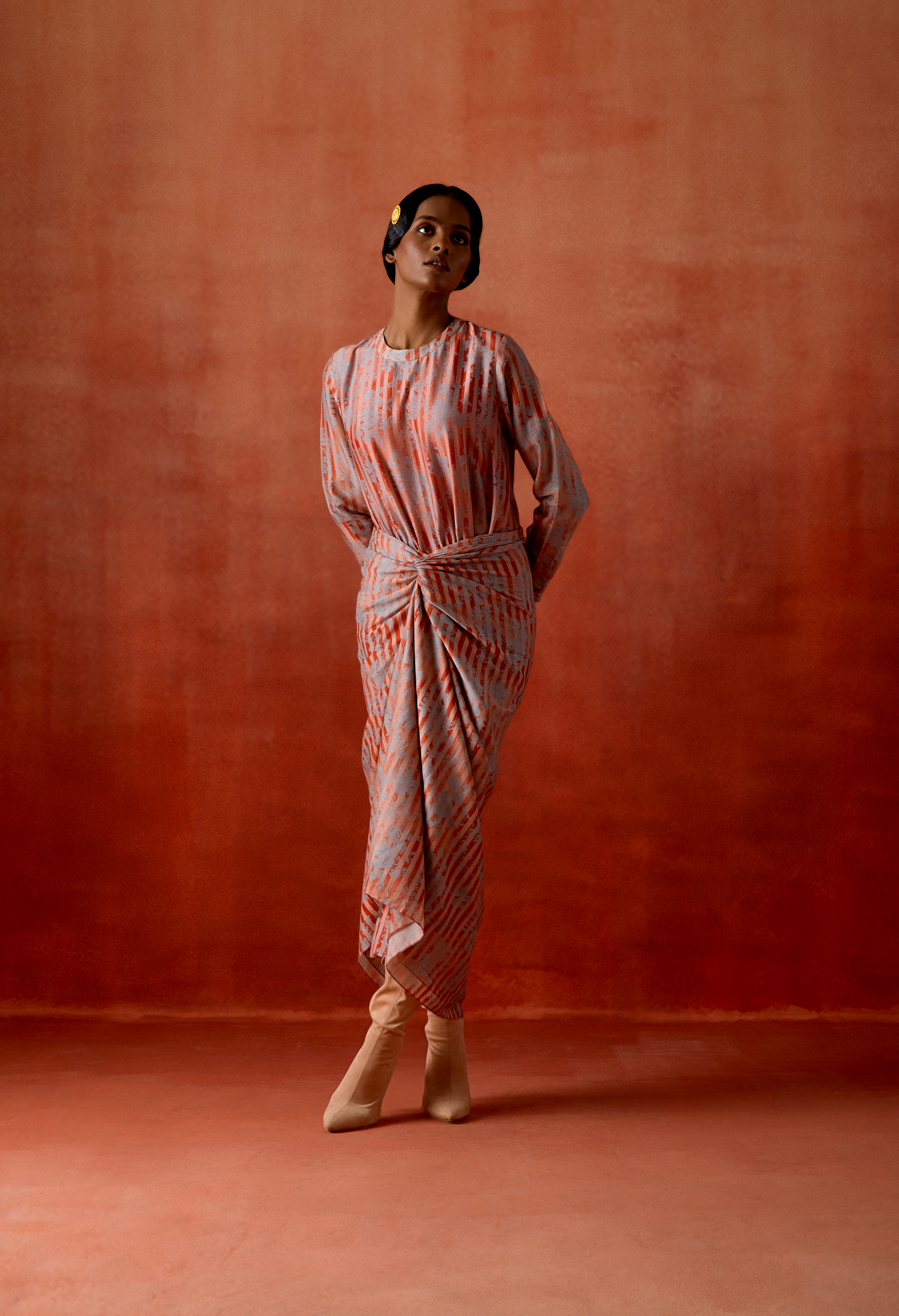 PULL UP KNOTED DRESS