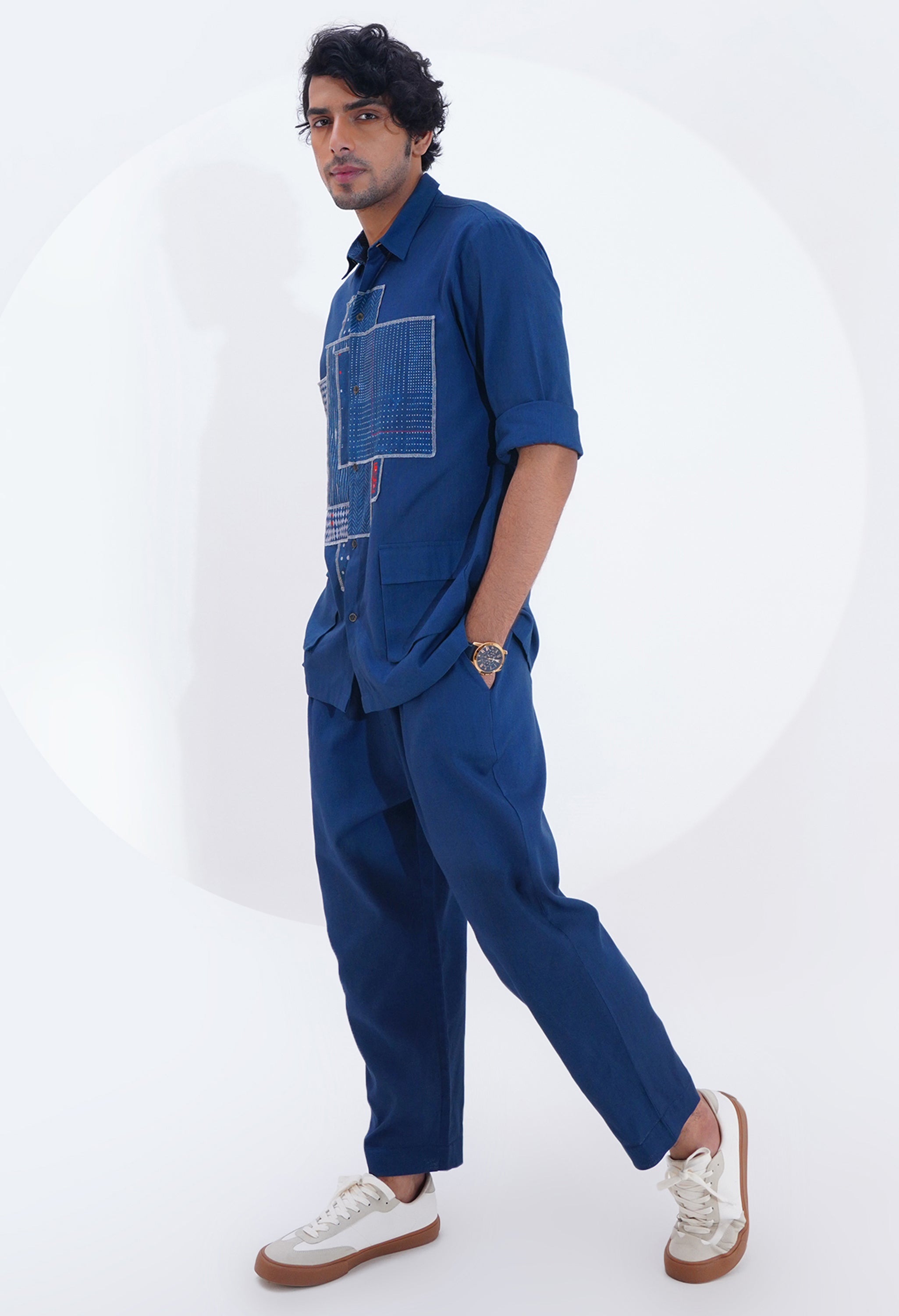 POJAGI PATCH WORK SHIRT WITH PANTS