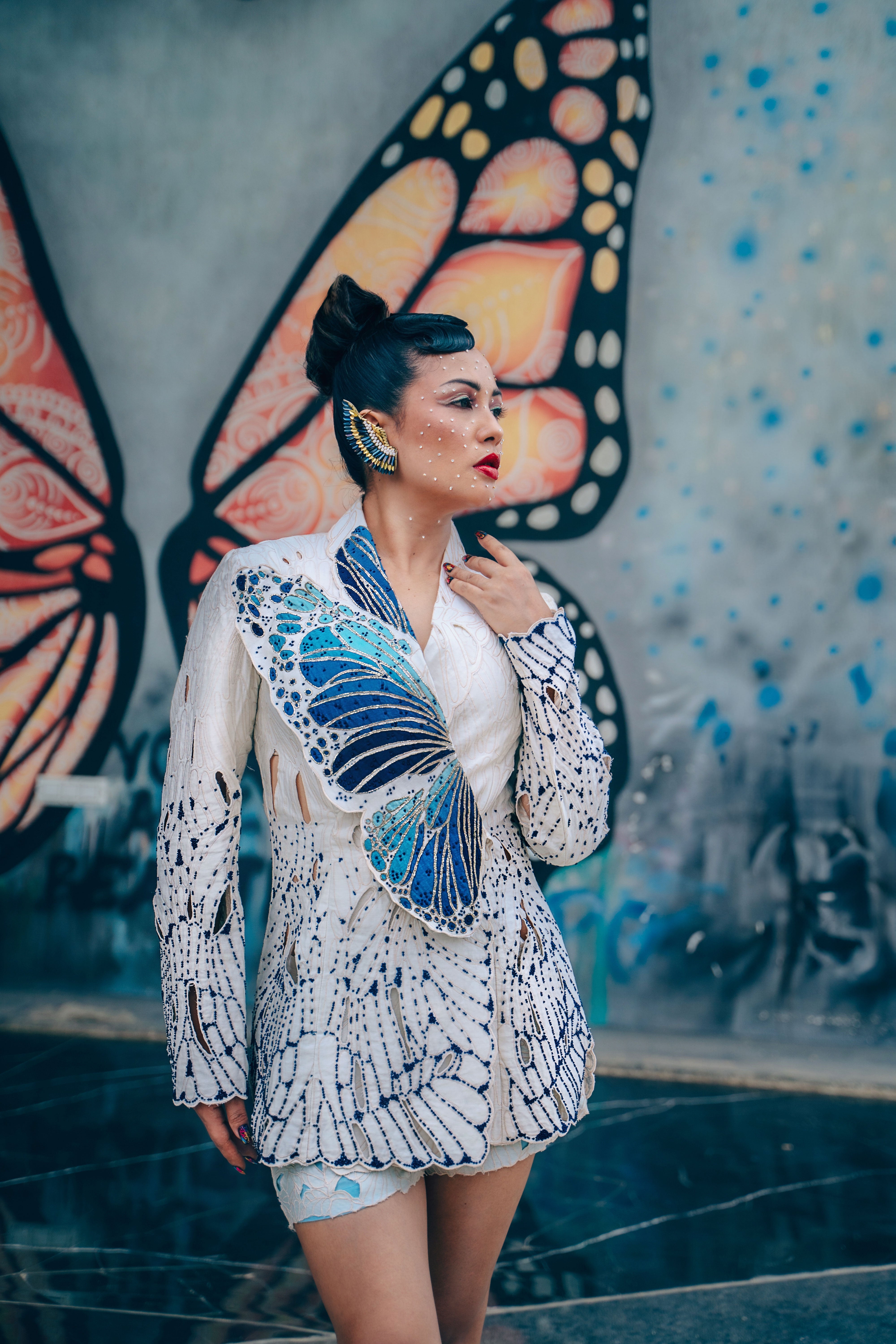 CUTWORK BUTTERFLY JACKET