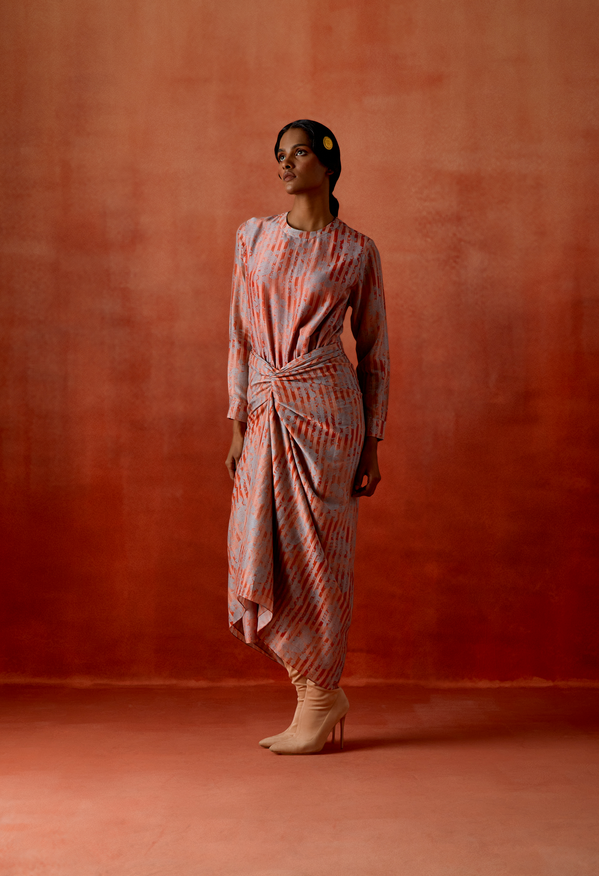 PULL UP KNOTED DRESS