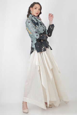 DRAPED SKIRT