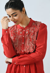 PLEATED SHIRT